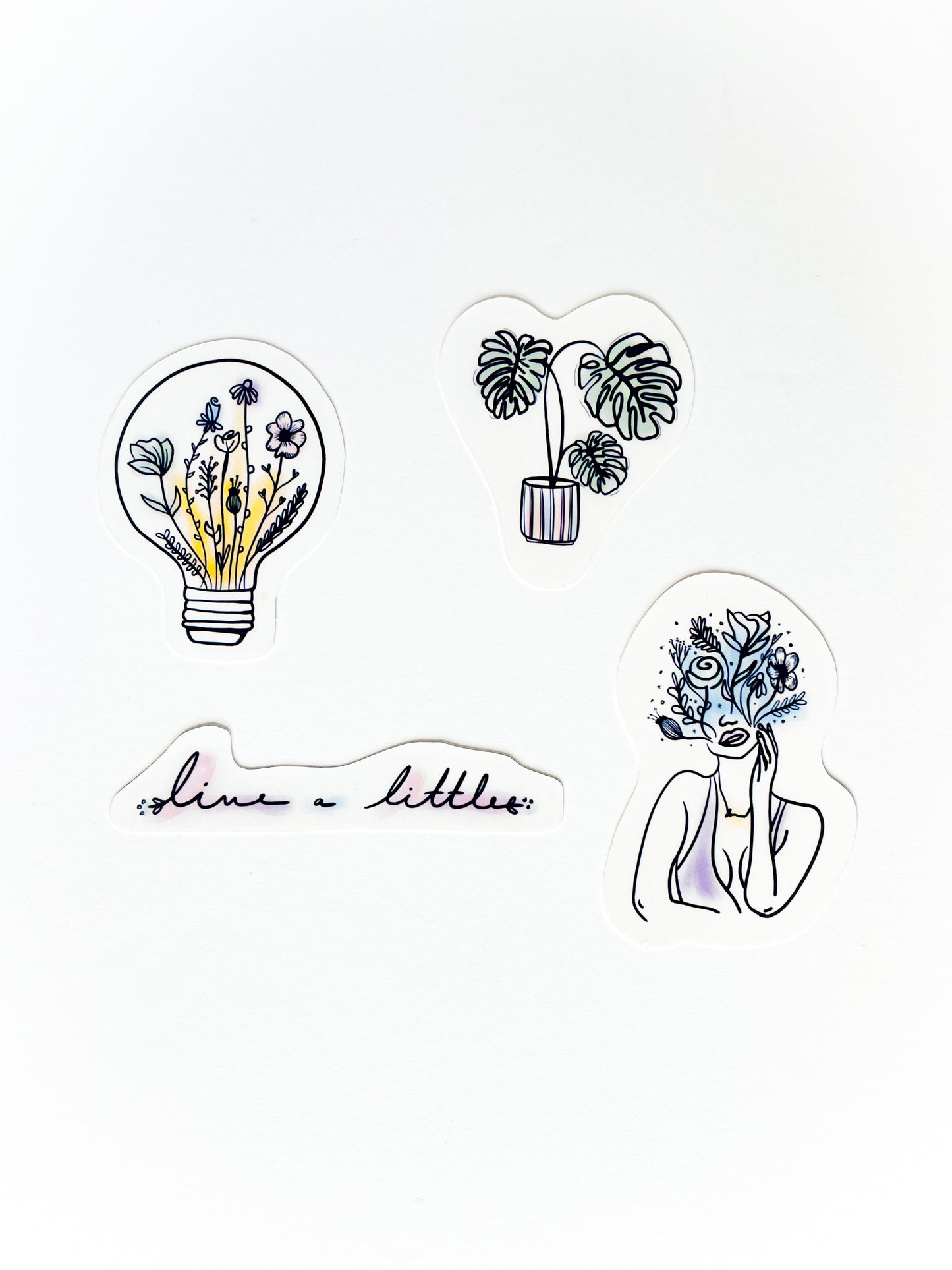 Live a Little - vinyl sticker set