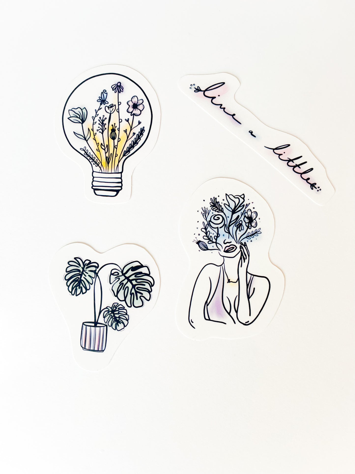 Live a Little - vinyl sticker set